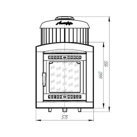 Печь банная ProMetall Атмосфера L в ламелях Жадеит в Слониме