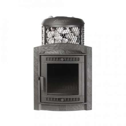 Печь банная ProMetall Атмосфера L комбинированная сетка-ламель Верде Гватемала в Слониме