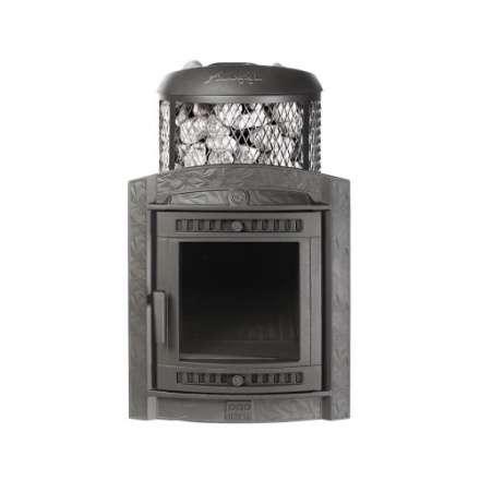 Печь банная ProMetall Атмосфера L комбинированная сетка-ламель Змеевик в Слониме