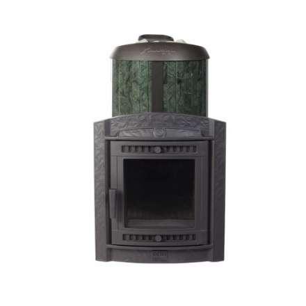 Печь банная ProMetall Атмосфера L+ в ламелях Верде Гватемала наборный рисунок в Слониме