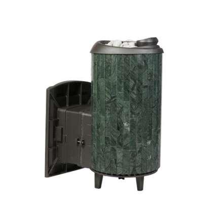 Печь банная ProMetall Атмосфера L+ в ламелях Верде Гватемала наборный рисунок в Слониме