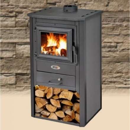 Печь-камин Blist Oganj N чугунная дверца серая фото в Слониме