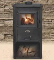 Печь-камин Blist Oganj N чугунная дверца серая фото в Слониме