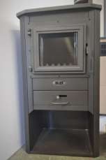 Печь-камин Blist Oganj N чугунная дверца серая фото в Слониме