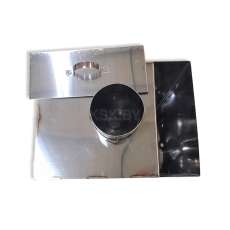 Бак самоварный Прямоугольный d115 мм, 80л; AISI430- 1,0мм в Слониме