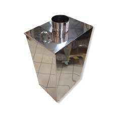 Бак самоварный Прямоугольный d115 мм, 80л; AISI430- 1,0мм в Слониме