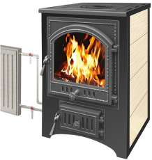 Печь-камин Везувий ПК-01 (205) с плитой и т/о беж.12 кВт купить в Слониме