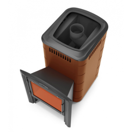 Печь для бани Термофор Тунгуска 2017 Inox Витра терракота фото в Слониме