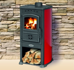 Печь-камин Blist Zar красная в Слониме