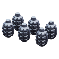 Комплект чугунного заряда (граната) 6шт купить в Слониме