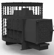 Чугунная банная печь Kennet Бастион 22 сетка витая в Слониме