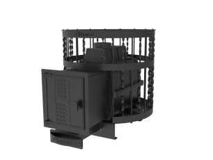 Чугунная банная печь Kennet Бастион 22 сетка витая в Слониме