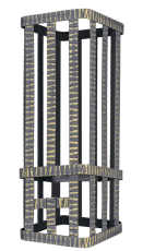 Сетка на трубу для Ураган под ШИБЕР (250х250х650) Гроза 24 купить в Слониме