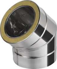 Сэндвич-Колено (Отвод) 45 304/430 0.8, изол. 50 мм купить в Слониме