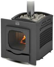 Печь для бани Теплодар БЫЛИНА-СЕТКА-12Ч Панорама (1.2) (без двери БЫЛИНА 16 обрамления) в Слониме