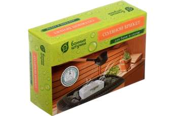 Соляной брикет 15*10*5 см, 1300 г для бани и сауны купить в Слониме