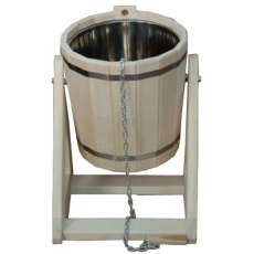 Обливное ведро  15 л с перел.устр нерж.вст ЛИПА ТЕРМО купить в Слониме