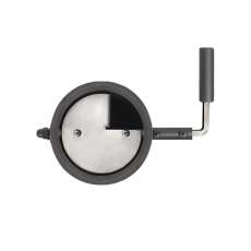 Шибер чугунный поворотный L-500 мм диамтер 115-120 мм в Слониме