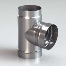 Тройник нерж. (AISI 304/0,8мм) 90 купить в Слониме