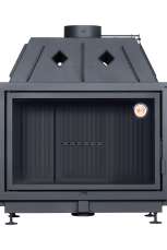 Каминная топка Экокамин Альфа 1000 B подовая черный шамот в Слониме