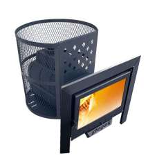 Печь Пегас Легион 16 чугун панорамная дверь Амазонка бай фото в Слониме