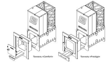 Печь банно-отопительная Ермак Cube 16 в Слониме