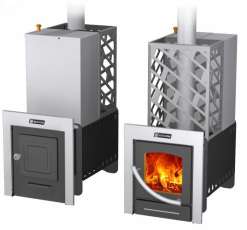 Печь банно-отопительная Ермак Cube 16 в Слониме