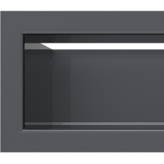 Решетка люфт 90х600 (черная) в Слониме