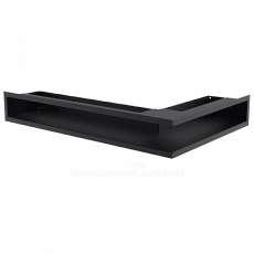 Решетка люфт угловая левая 547х766х90 (графит) Амазонка бай фото в Слониме