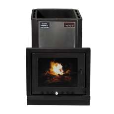 Купить чугунную Печь для бани КРОНОС Олимп Премиум 16 ВСЧ Панорама Амазонка бай фото в Слониме