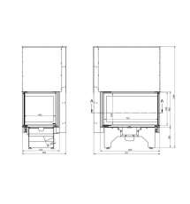 Каминная топка KFD ECO iLUX 90 LH/RH в Слониме
