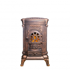 Чугунная ПЕЧЬ-КАМИН Везувий А-07 Медь в Слониме