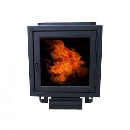 Печь банная ComfortProm "РЕТРО" СТАЛЬ 8 мм панорама 26 м3 Амазонка бай фото в Слониме