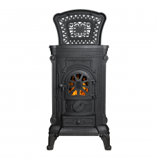Чугунная ПЕЧЬ-КАМИН Везувий А-07 Антрацит в Слониме