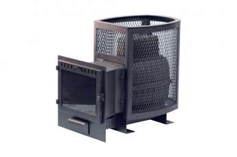 Печь банная Сибирь 22 Панорамная дверца, сетка купить в Слониме