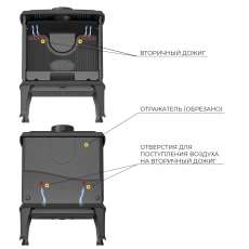 Печь-камин EVEREST F11 в Слониме