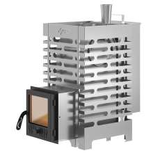 Печь для бани Везувий ASTON 16 INOX стекло АКВА в Слониме