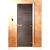 Дверь для сауны Doorwood Сумерки Графит прозрачный 1800x700 (стекло 8 мм, 3 петли) купить в Слониме