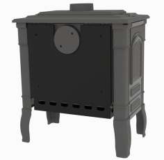 Печь-камин FireWay Gunter N чёрный в Слониме