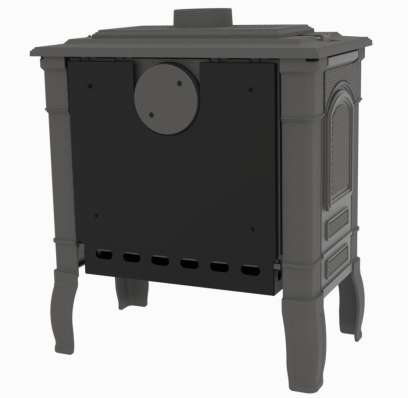 Печь-камин FireWay Gunter N чёрный в Слониме