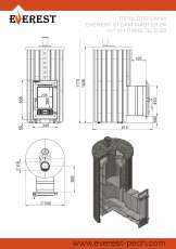 Печь для бани Эверест Steam Master 24 ЧУГУН Ламель Талькохлорит в Слониме
