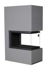 Камин Родос 900 ГРАФИТ, шамот черный в Слониме