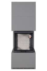 Камин Родос 900 ГРАФИТ, шамот белый в Слониме