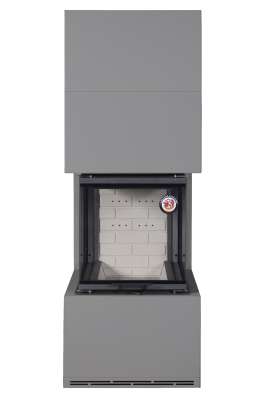 Камин Родос 900 ГРАФИТ, шамот белый в Слониме