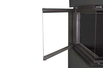 Камин Родос 900 ЧЕРНЫЙ, шамот черный в Слониме