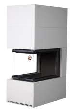 Камин Родос 900 СЛОНОВАЯ КОСТЬ, шамот черный в Слониме