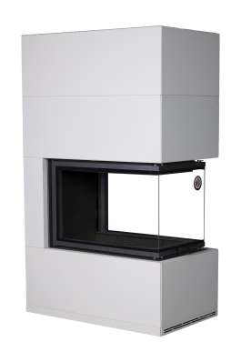 Камин Родос 900 СЛОНОВАЯ КОСТЬ, шамот черный в Слониме