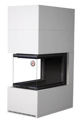 Камин Родос 900 СЛОНОВАЯ КОСТЬ, шамот черный в Слониме