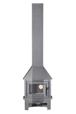 Камин Бавария Мюнхен пристенно-угловой МИНИ графит в Слониме