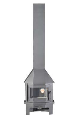 Камин Бавария Мюнхен пристенно-угловой МИНИ графит в Слониме